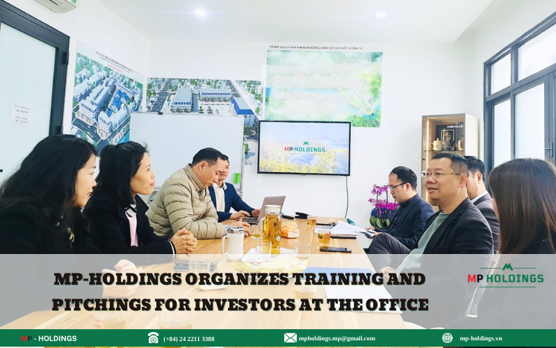 MP-HOLDINGS ORGANIZES TRAINING AND PITCHINGS FOR INVESTORS AT THE OFFICE