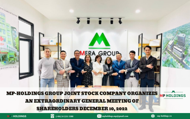 MP-HOLDINGS GROUP JOINT STOCK COMPANY ORGANIZES AN EXTRAORDINARY GENERAL MEETING OF SHAREHOLDERS December 10, 2023