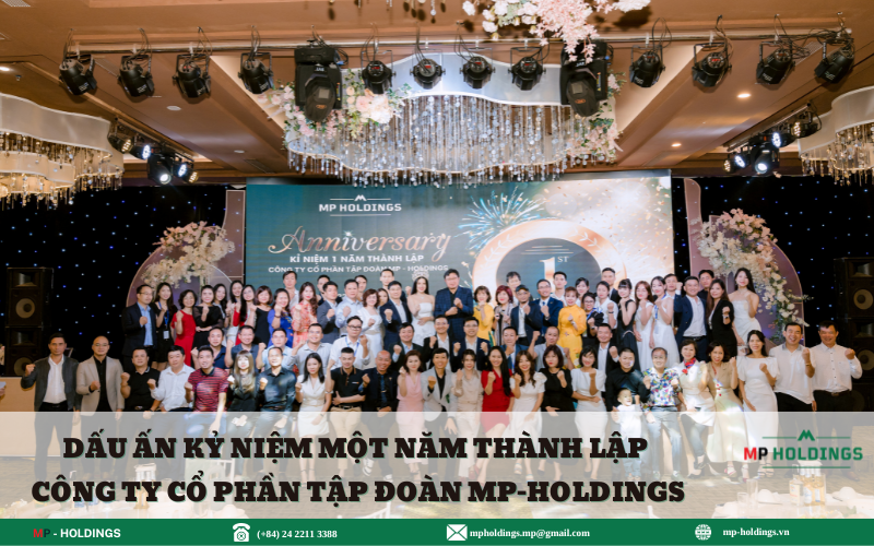 DẤU ẤN  KỶ NIỆM 1 NĂM THÀNH LẬP CÔNG TY CỔ PHẦN TẬP ĐOÀN MP-HOLDINGS