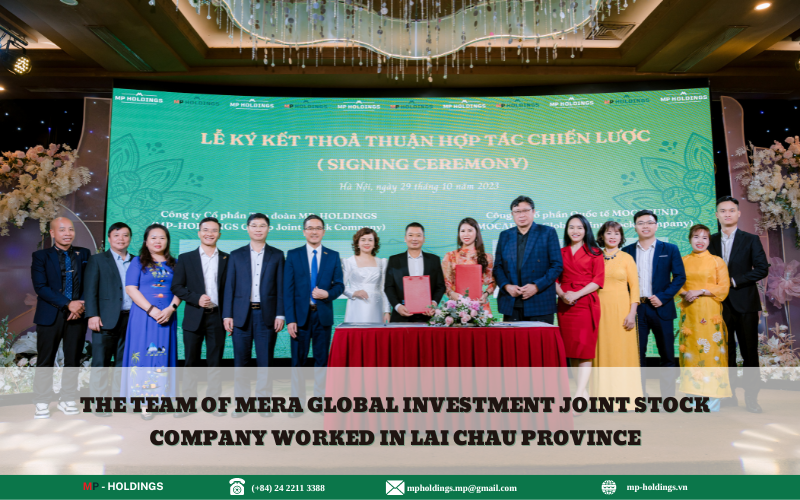 THE SIGNING EVENT FOR A STRATEGIC COOPERATION AGREEMENT BETWEEN MP-HOLDINGS GROUP JOINT STOCK COMPANY AND MOCAFUND INTERNATIONAL JOINT STOCK COMPANY