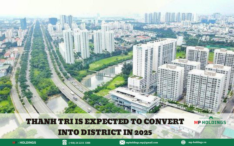 Thanh Tri is expected to convert into district in 2025